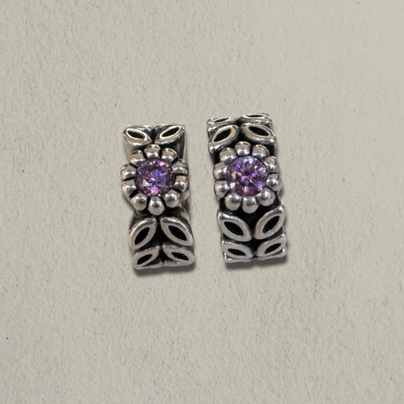 PANDORA AUTHENTIC TWICE AS NICE SPACERS  (RETIRED) - Picture 1 of 2